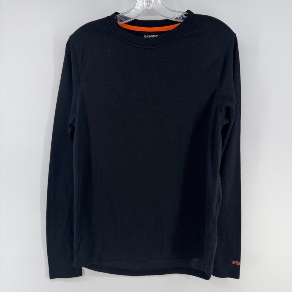 Omni Wool Long Sleeve Crew Neck Base Layer Shirt Men's Medium Black Warm Stretch